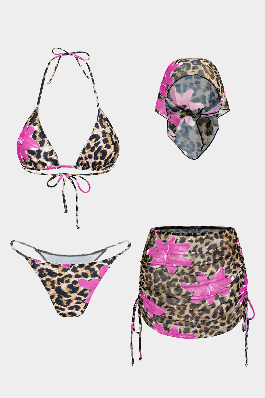 Leo | Tie-Up Bikini Set