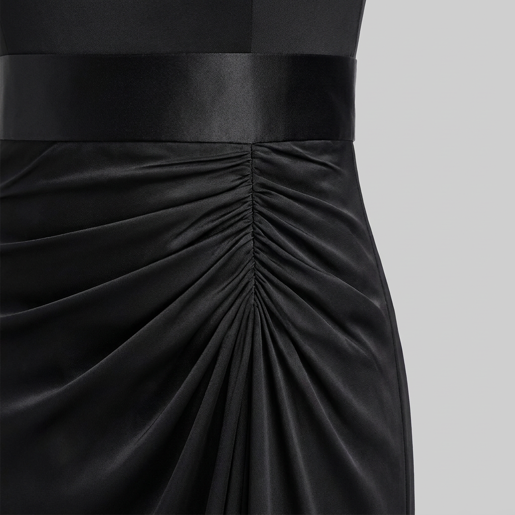 Serena Maxi Dress | Sequin Spliced, Long Sleeves, Elegant Floor-Length