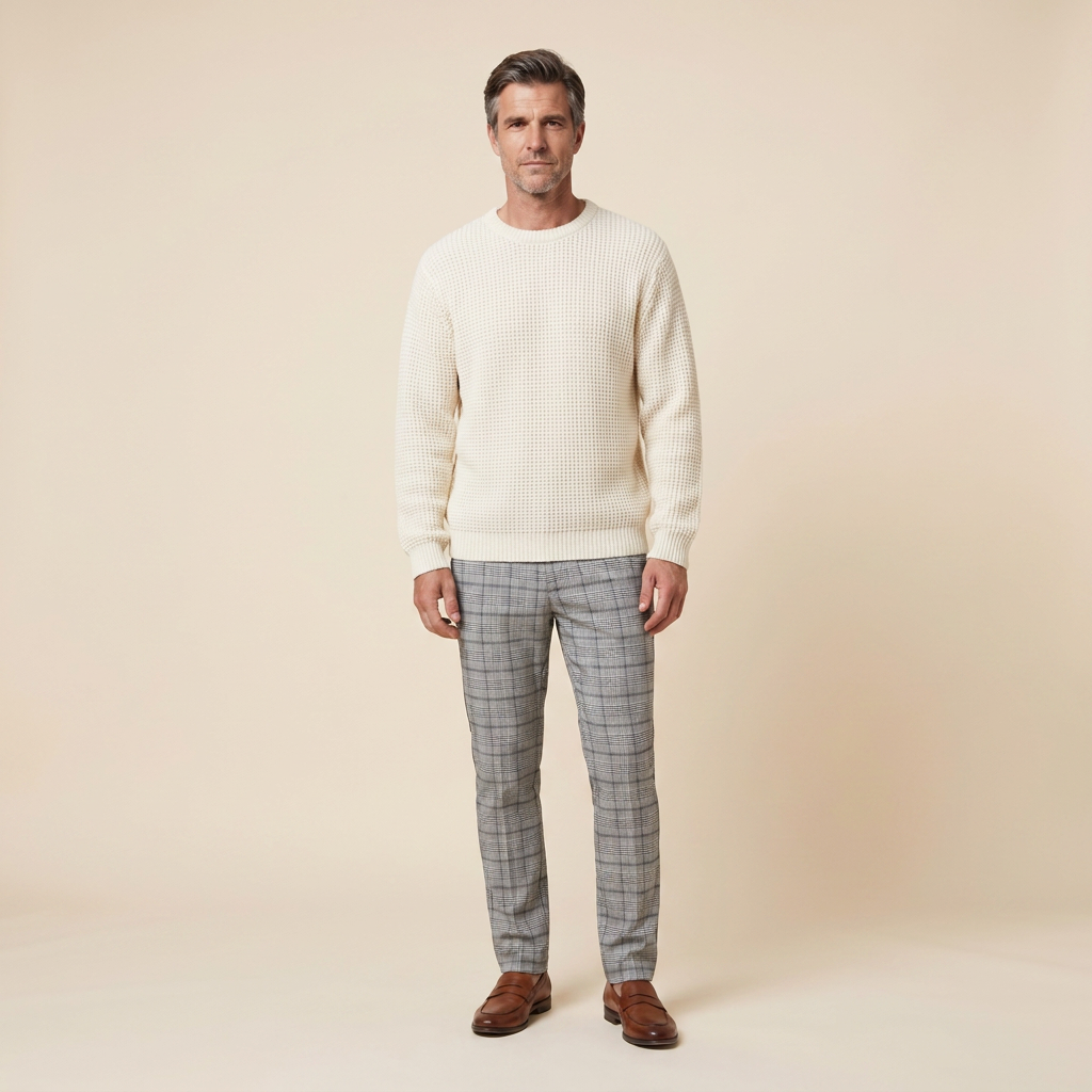 Kenton Men's Sweater | Loose Fit, Textured Knit