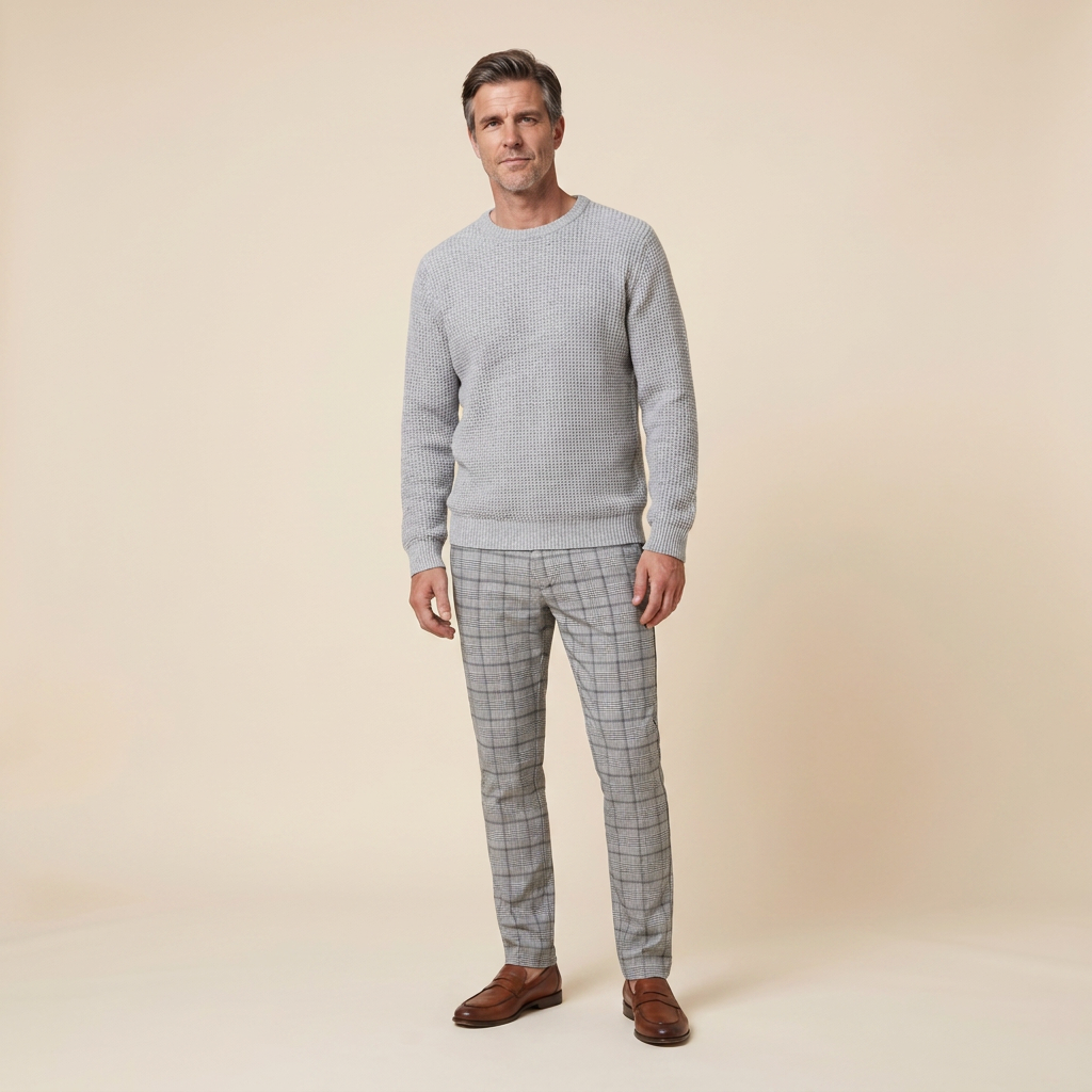 Kenton Men's Sweater | Loose Fit, Textured Knit