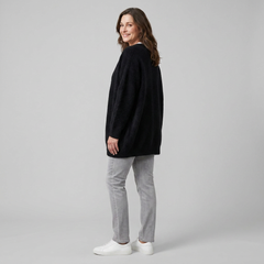 Rivelle Knit Jacket Women's | Cozy Mesh Texture, One Size