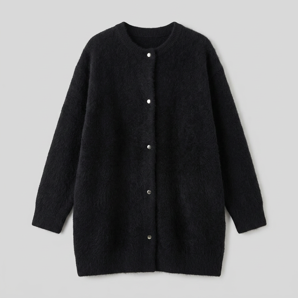 Rivelle Knit Jacket Women's | Cozy Mesh Texture, One Size