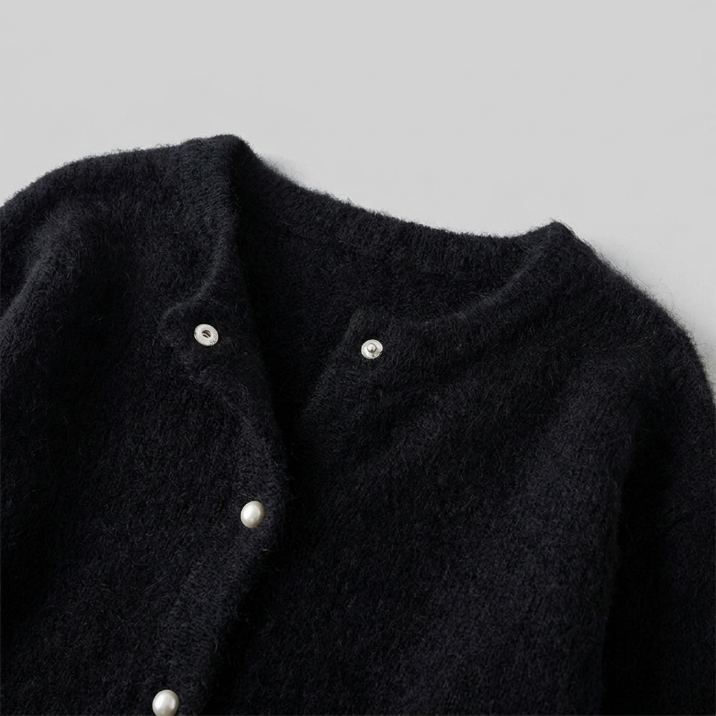 Rivelle Knit Jacket Women's | Cozy Mesh Texture, One Size
