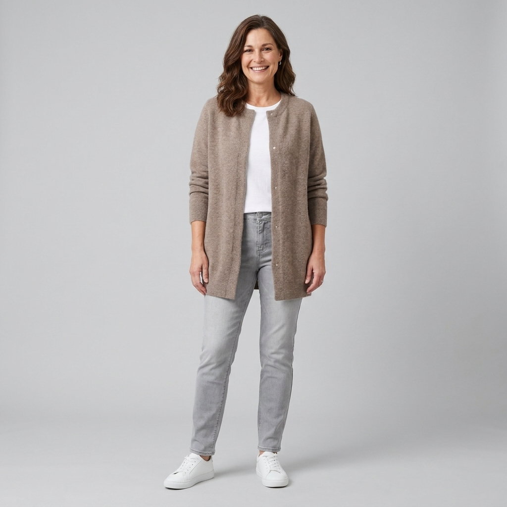 Rivelle Knit Jacket Women's | Cozy Mesh Texture, One Size