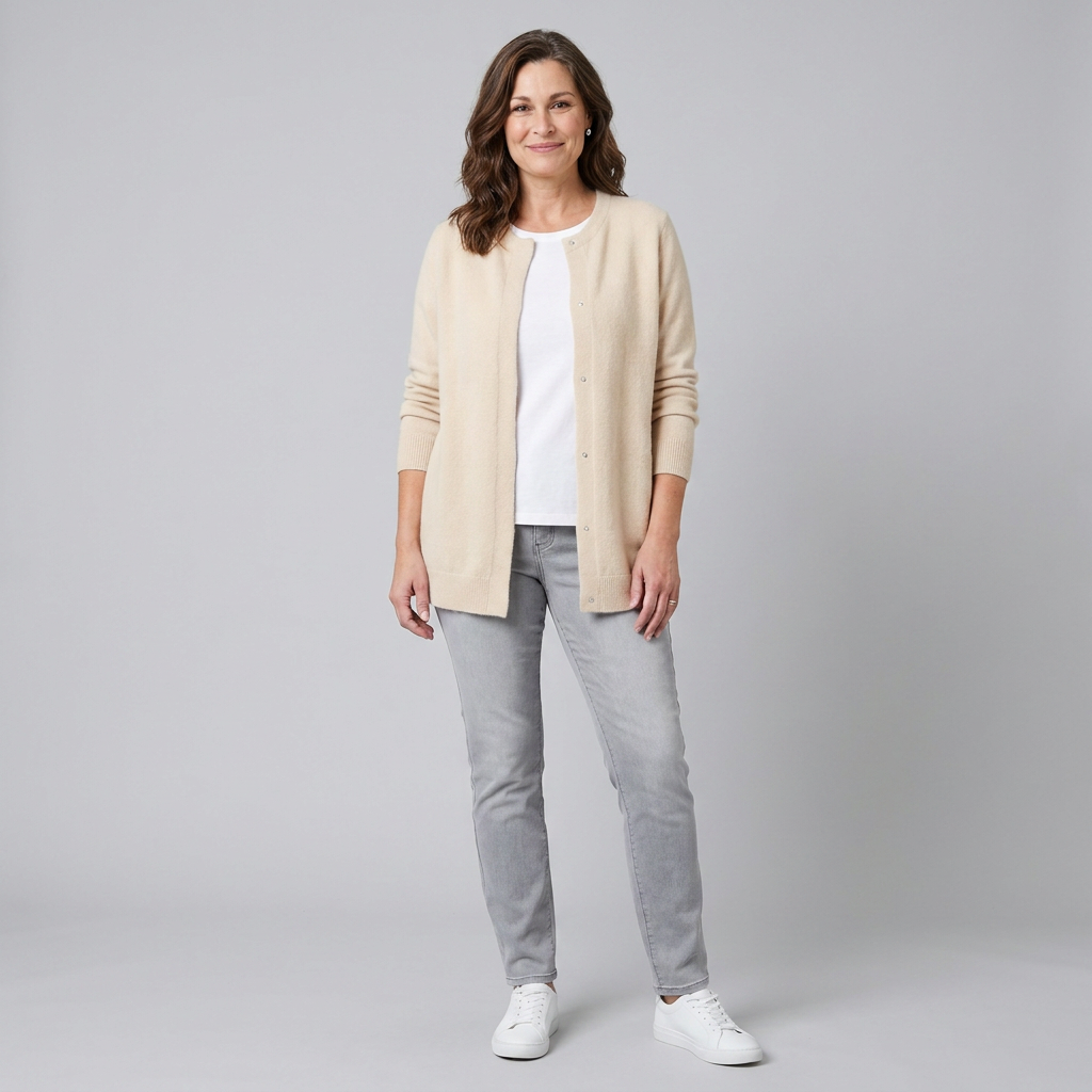 Rivelle Knit Jacket Women's | Cozy Mesh Texture, One Size