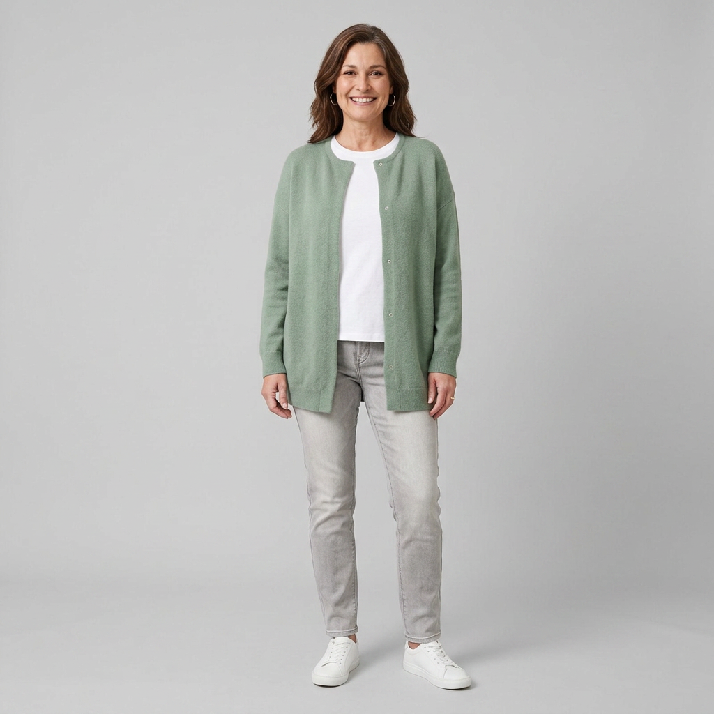 Rivelle Knit Jacket Women's | Cozy Mesh Texture, One Size
