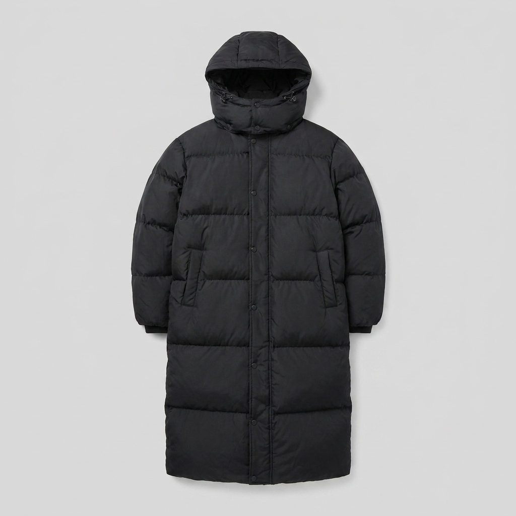 Liora Long Puffer Coat | Hooded, Wind-Resistant Winter Outerwear