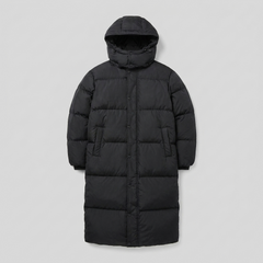 Liora Long Puffer Coat | Hooded, Wind-Resistant Winter Outerwear