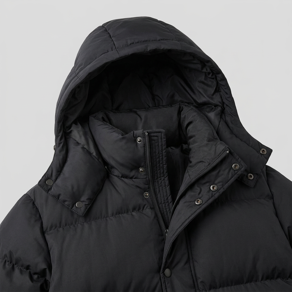 Liora Long Puffer Coat | Hooded, Wind-Resistant Winter Outerwear