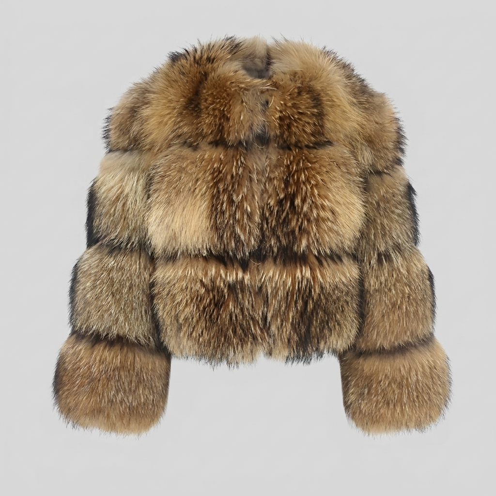 Mira Faux Fur Coat | Elegant Warmth, Tailored Fit for Women