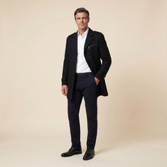 Haven Wool Coat | Men's Slim-Fit Double-Breasted Overcoat
