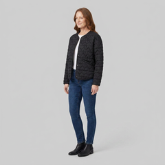 Haven Quilted Jacket | Lightweight, Heart Pattern