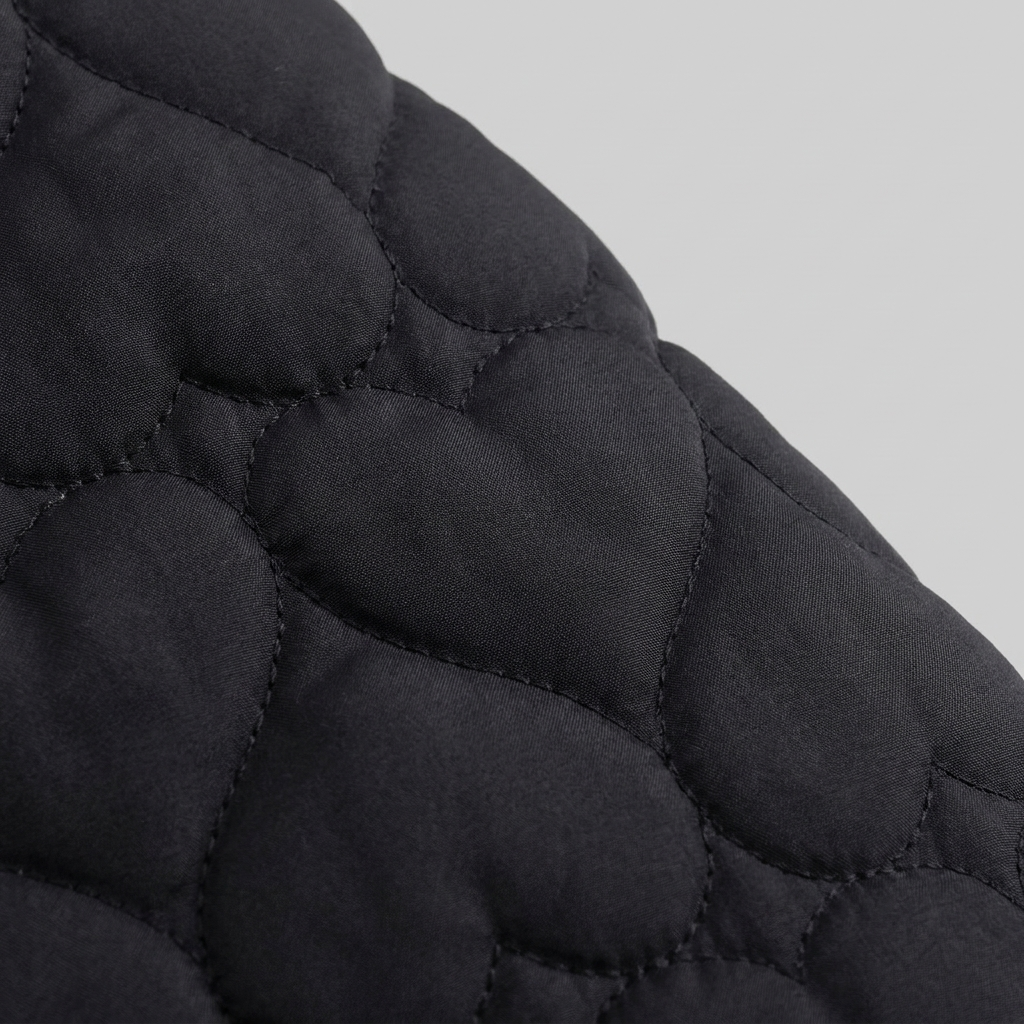 Haven Quilted Jacket | Lightweight, Heart Pattern