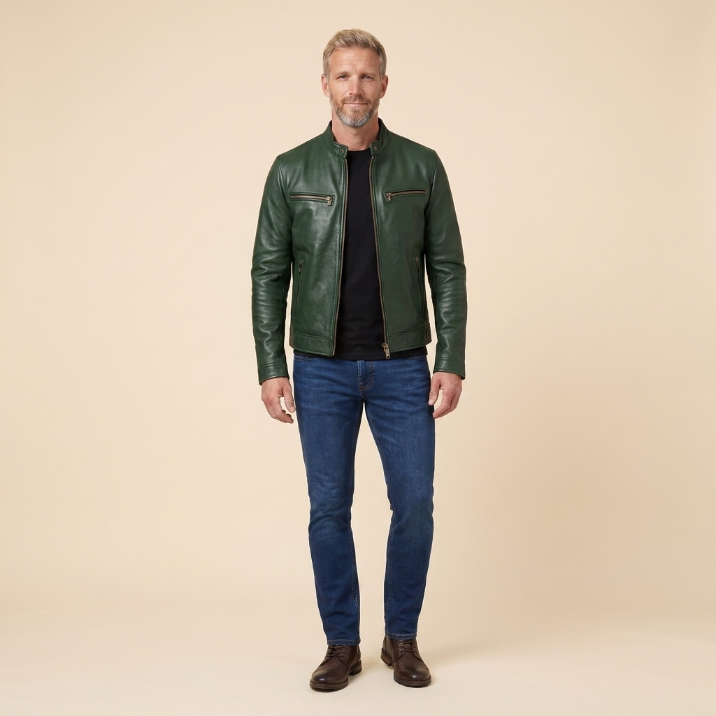 Maverick Leather Jacket | Leather Blend, Vintage Patina, Lightweight Design