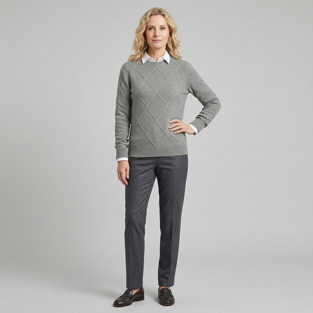 Noble Cashmere Blend Sweater | Soft, Warm, Timeless Design for Women