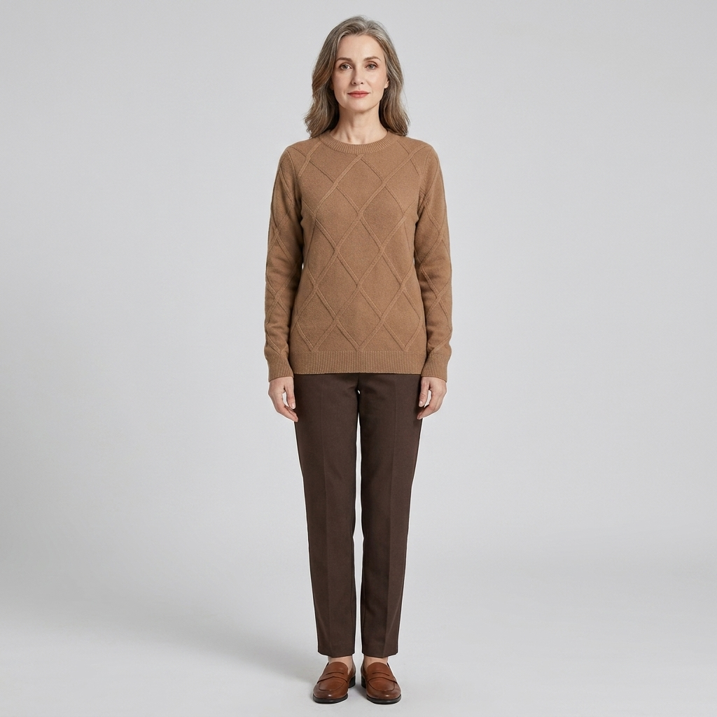 Noble Cashmere Blend Sweater | Soft, Warm, Timeless Design for Women