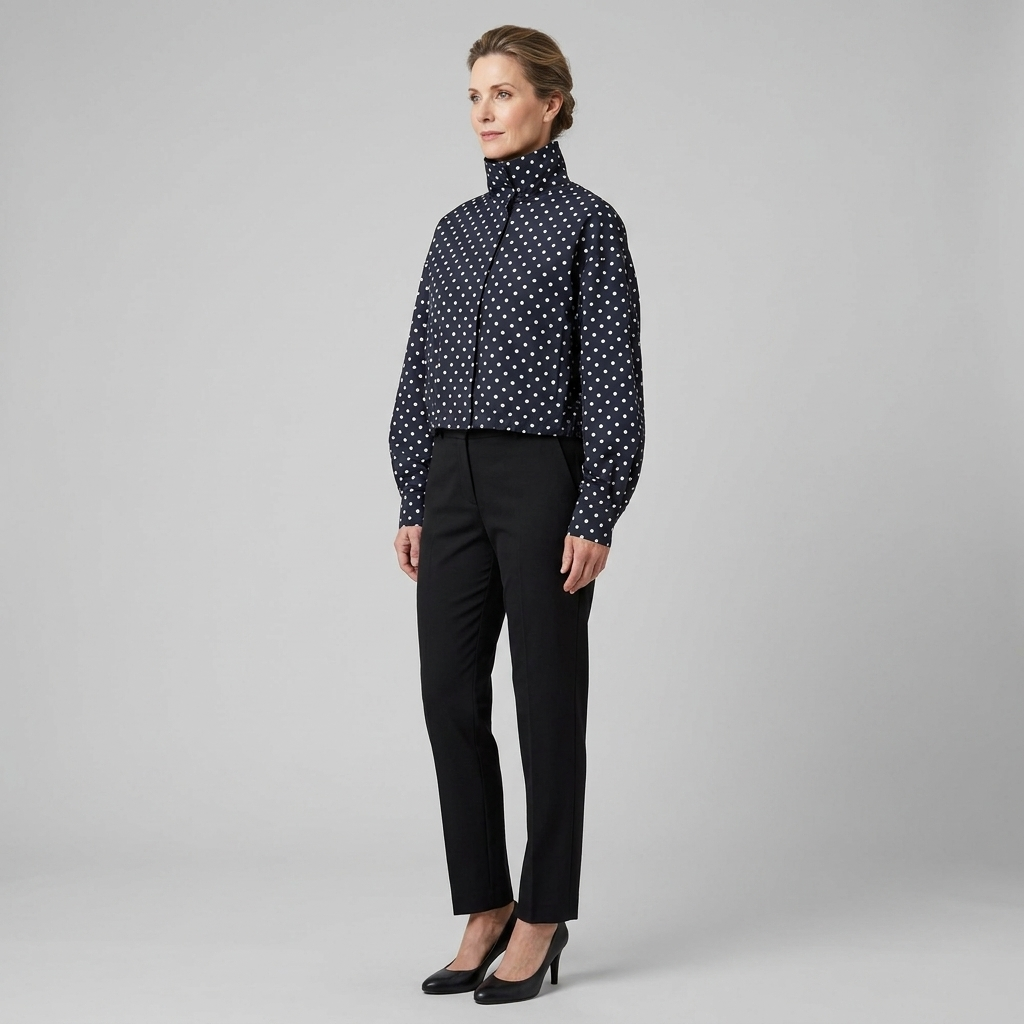 Pavia Polka Dot Jacket | Lightweight, Transitional Outerwear