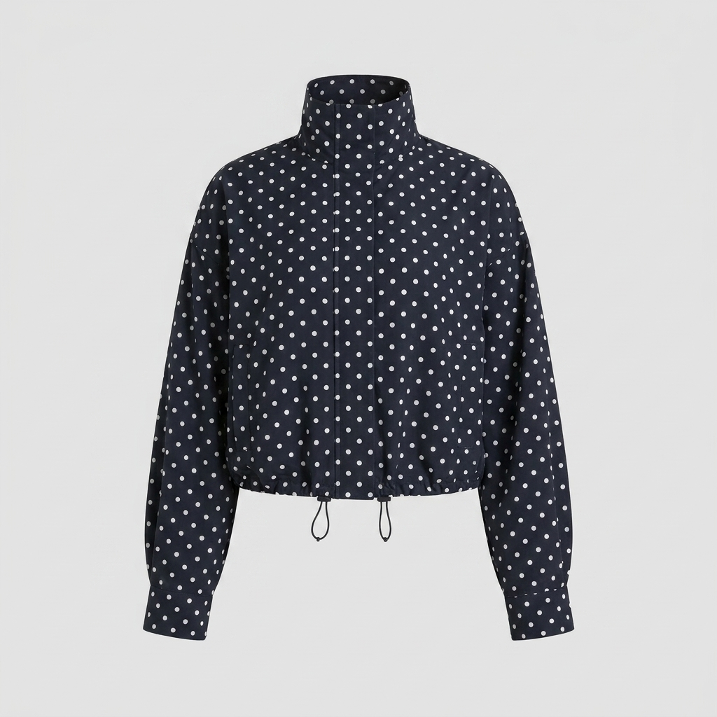 Pavia Polka Dot Jacket | Lightweight, Transitional Outerwear