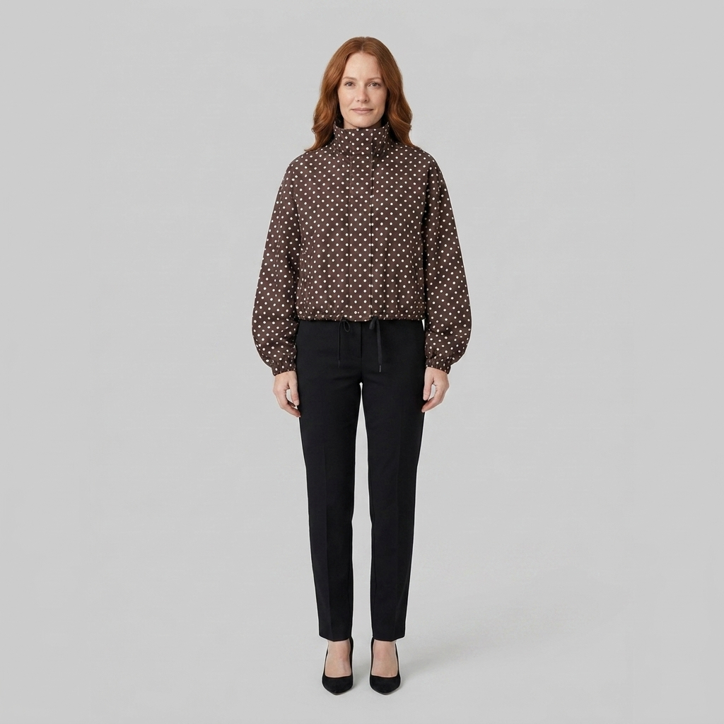 Pavia Polka Dot Jacket | Lightweight, Transitional Outerwear