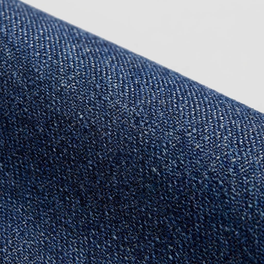 Elysian Reversible Jacket | Lyocell Linen, Denim Texture, V-Neck