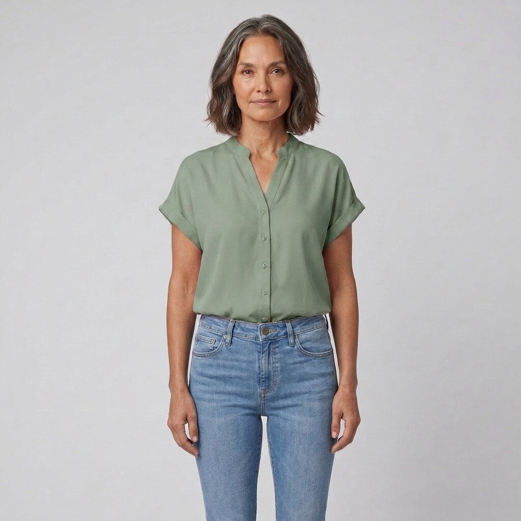 Isabelle | Button-Front Blouse