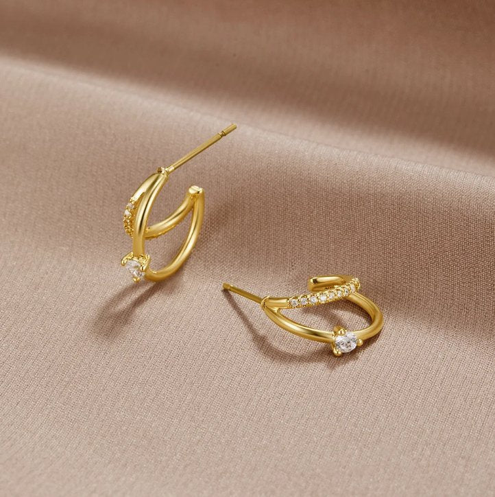 Jenny | Elegant Crystal Earrings