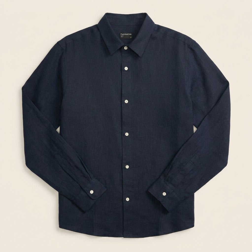 Liora Linen Shirt | Long Sleeve, Relaxed Fit, Breathable Linen