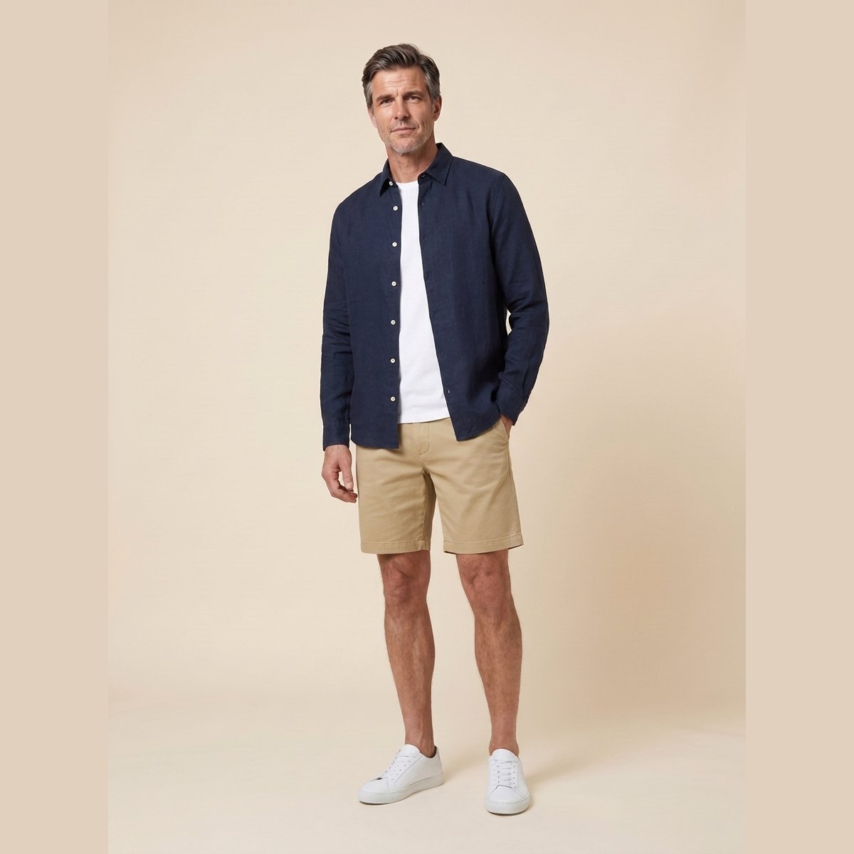 Liora Linen Shirt | Long Sleeve, Relaxed Fit, Breathable Linen