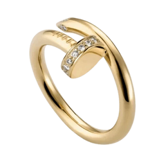 Rosa Ring | Handcrafted, Gold-Plated Stainless Steel