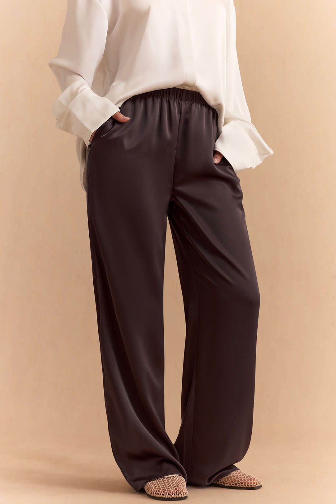 Nancy | Satin Pants