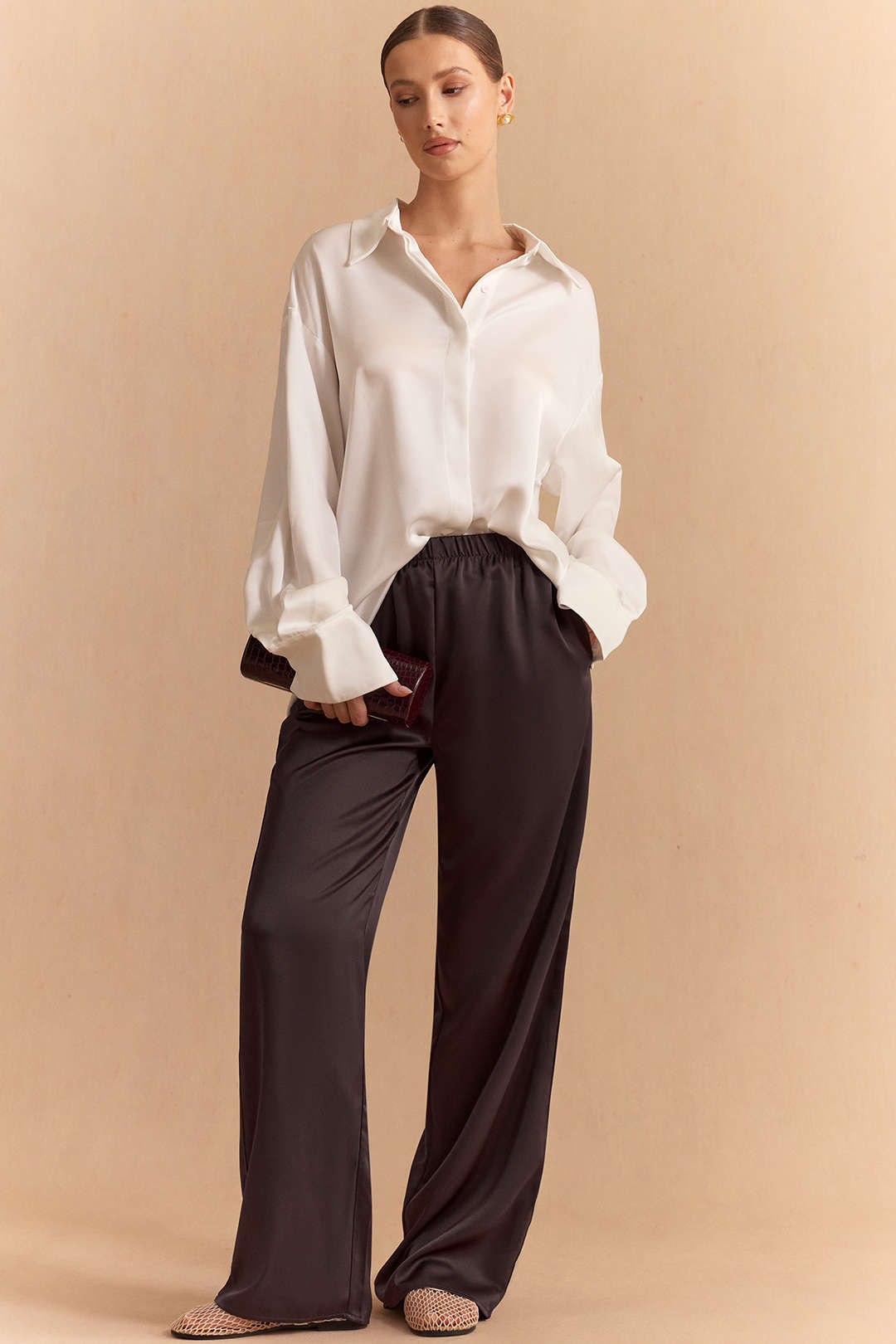 Nancy | Satin Pants