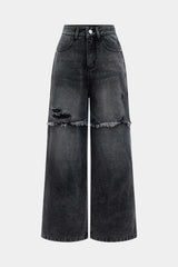 Nina Denim Patchwork Jeans | Comfortable Cotton Blend