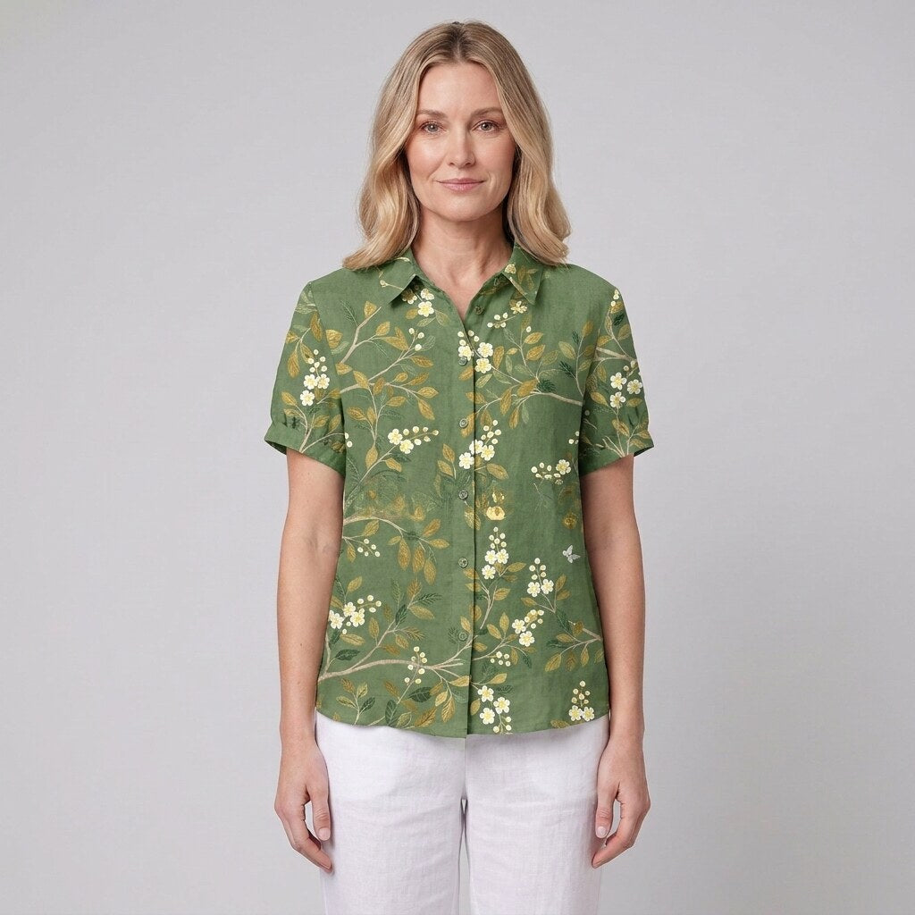 Nina Floral Shirt | Soft Breathable Fabric, Relaxed Fit