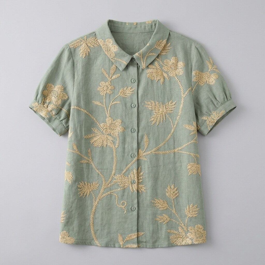 Nina Floral Shirt | Soft Breathable Fabric, Relaxed Fit