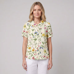 Nina Floral Shirt | Soft Breathable Fabric, Relaxed Fit