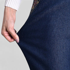 Maira | Women's jeans with side pockets and elastic waistband