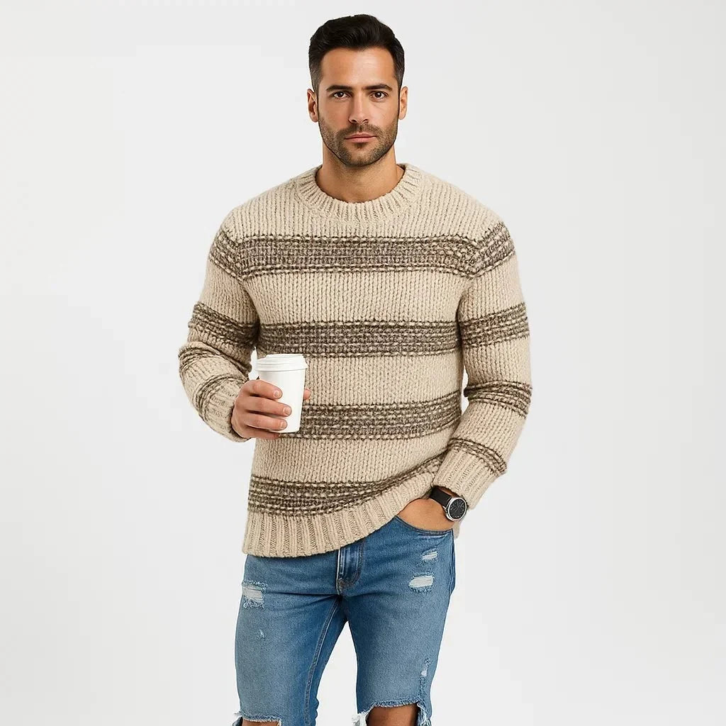 Jeff | Men's Winter Pullover Sweater