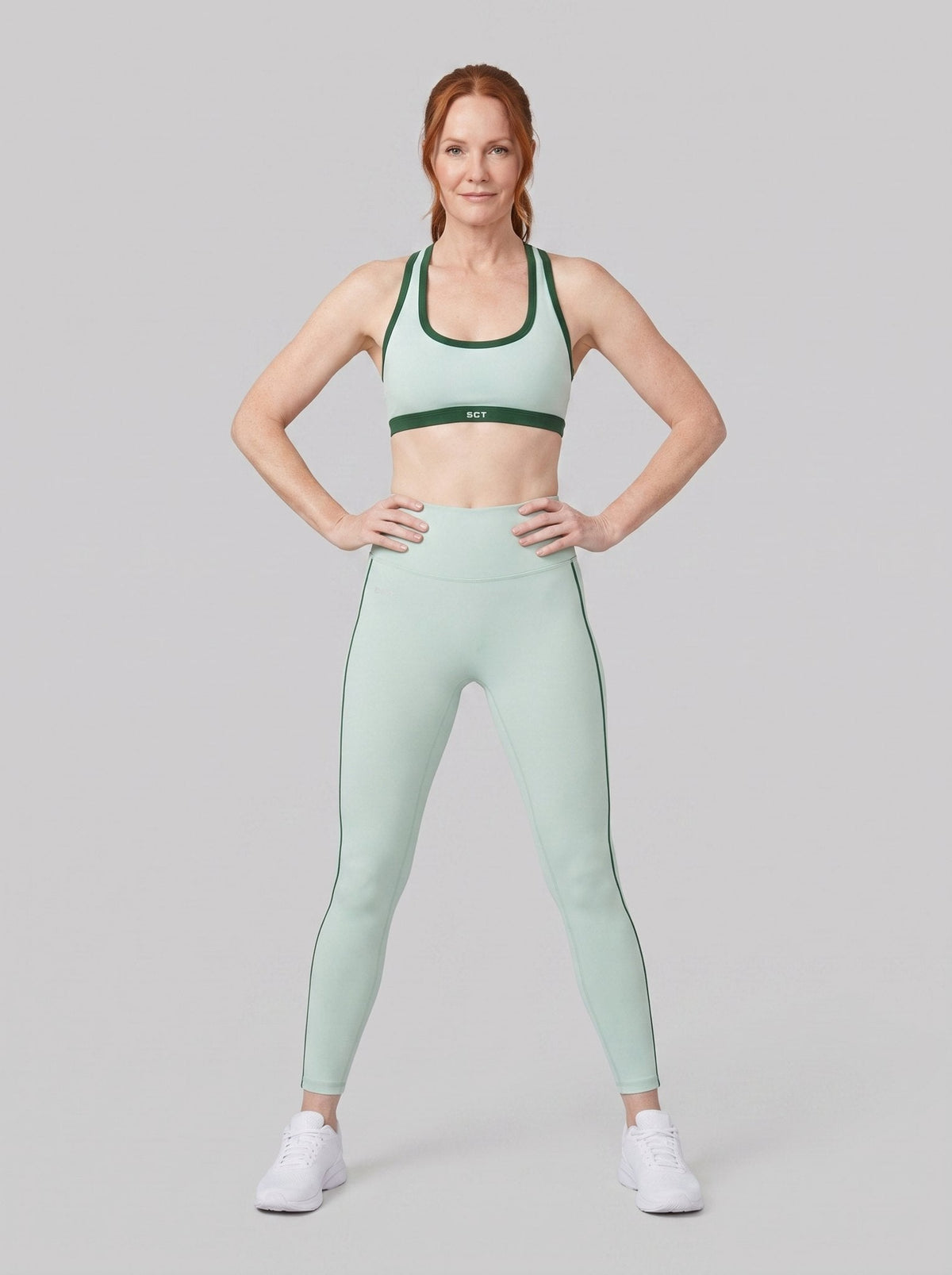 Aeraline Stripe Leggings for Women | Breathable, Medium Compression, High-Rise