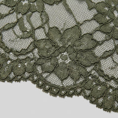 Aero Lace Bralette | Non-Padded, Dark Khaki