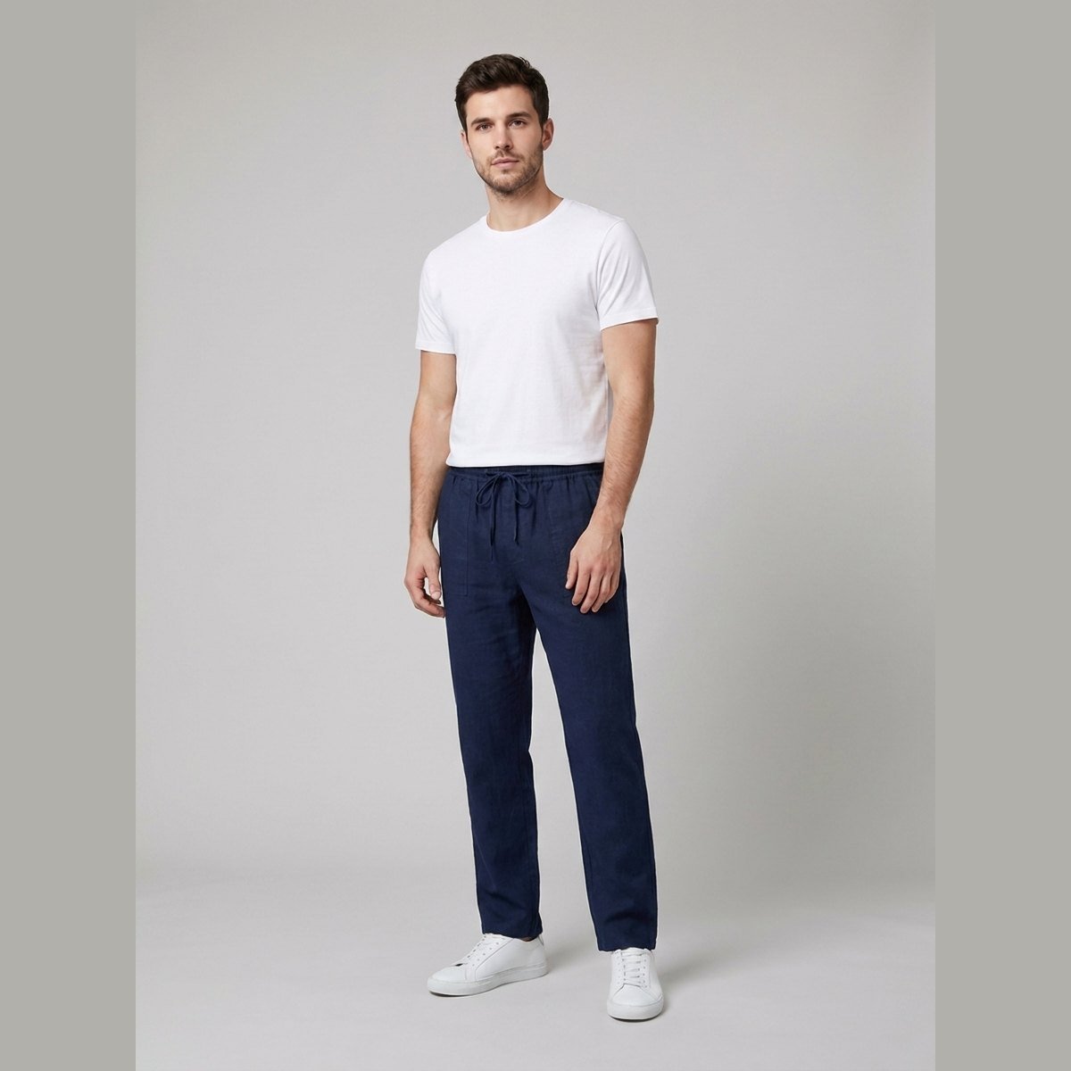 Aero | Men's Pants Lightweight Linen Blend, Relaxed Fit
