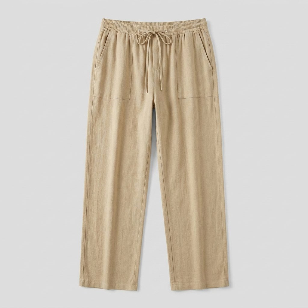 Aero | Men's Pants Lightweight Linen Blend, Relaxed Fit