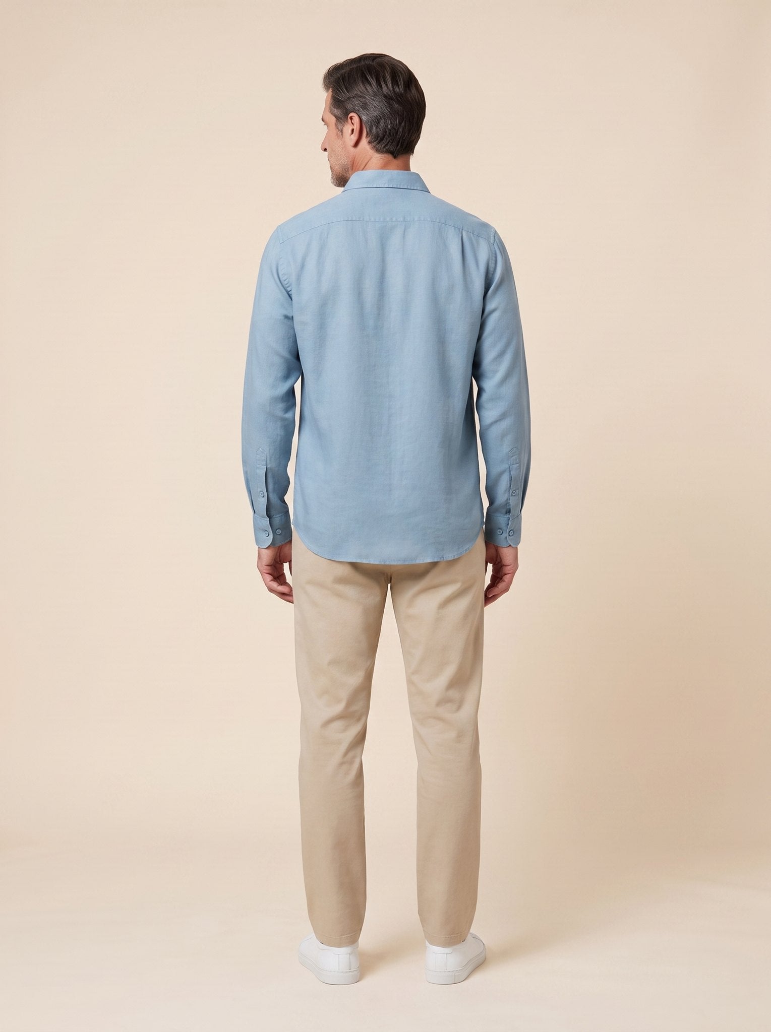 Aero Men's Shirt | Lightweight Linen-Lyocell Blend, Relaxed Fit