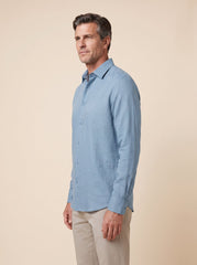 Aero Men's Shirt | Lightweight Linen-Lyocell Blend, Relaxed Fit