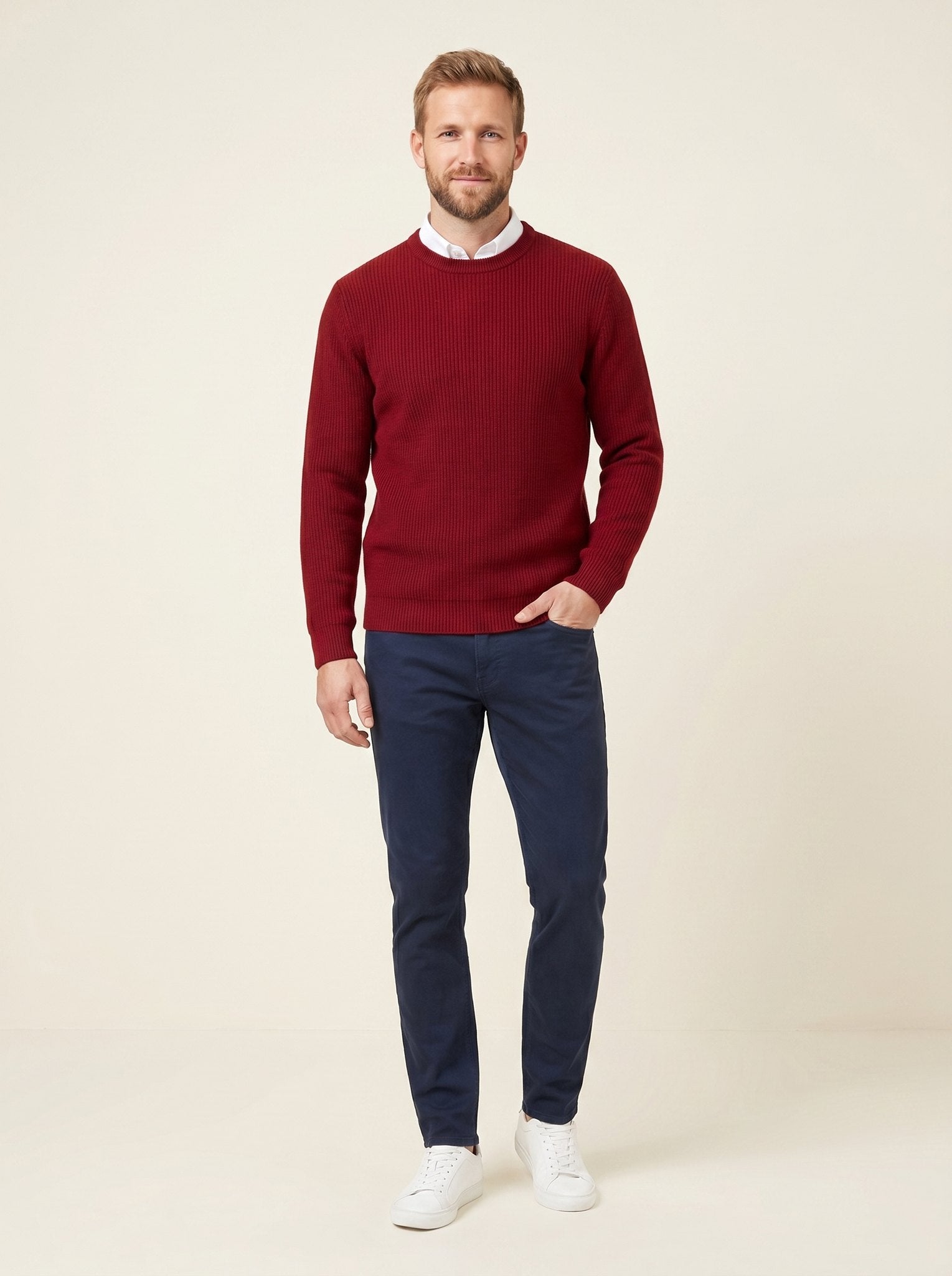 Alessio Men's Sweater | Premium Soft Knit, Slim Fit