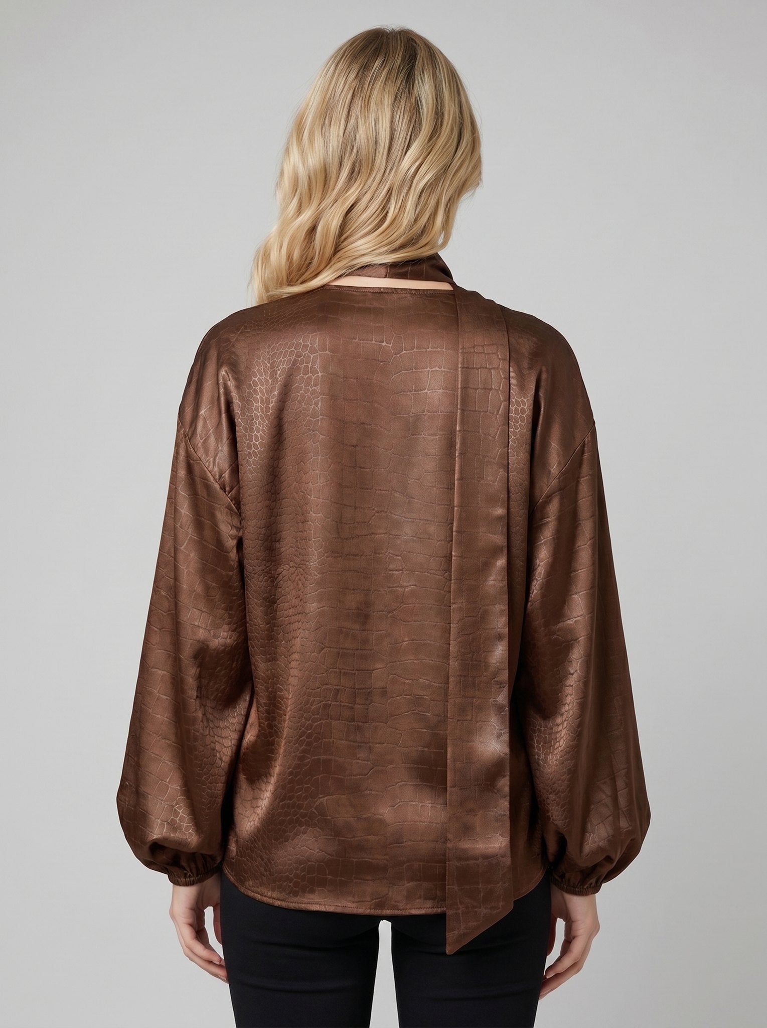 Alexia | Satin Long-Sleeve