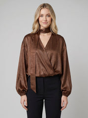 Alexia | Satin Long-Sleeve