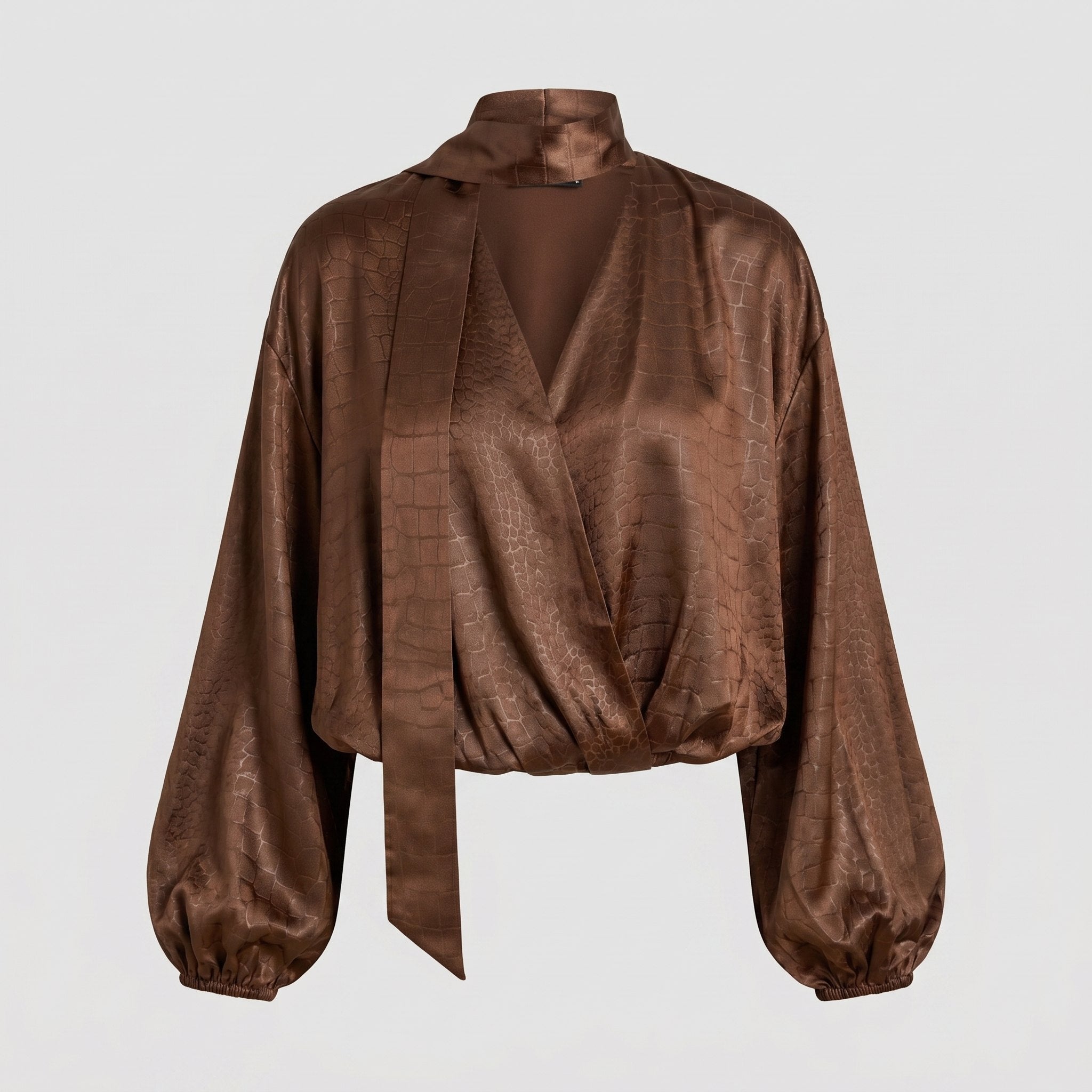 Alexia | Satin Long-Sleeve