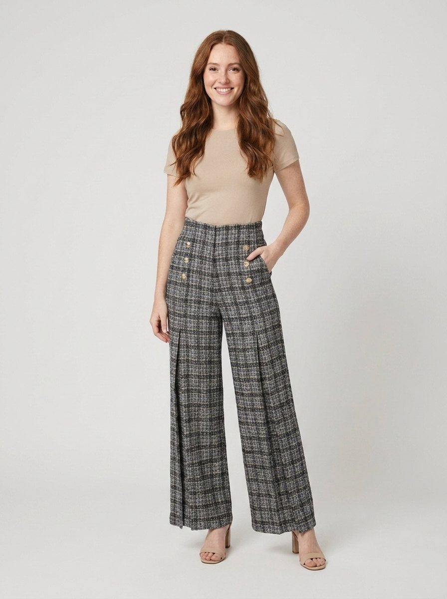 Anne | Plaid Pants