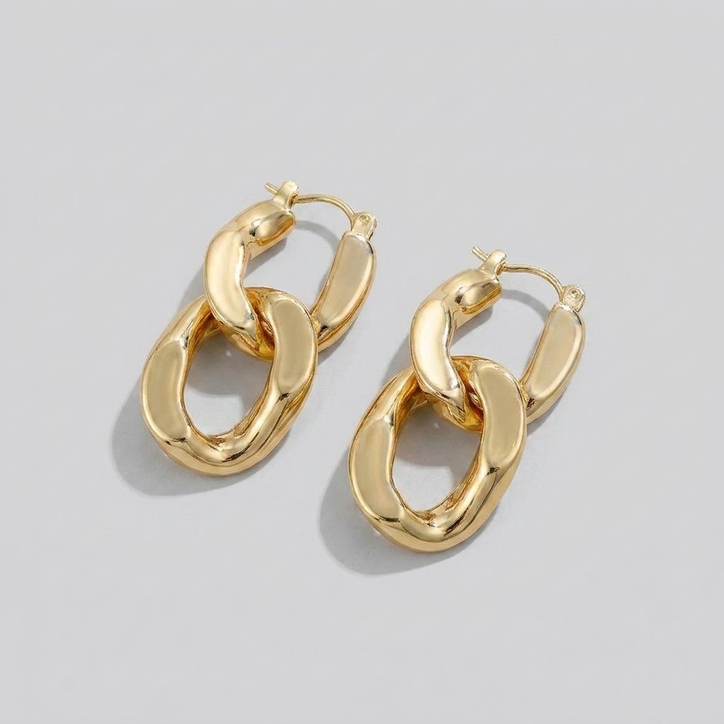 Aria | Chain Link Earrings