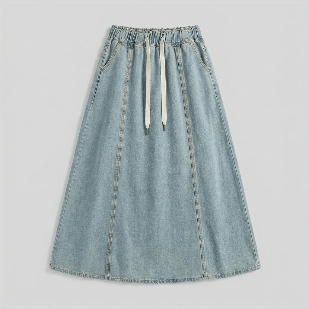 Arielle A-Line Denim Skirt